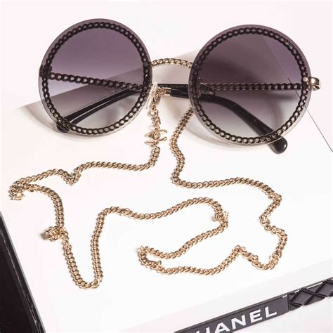 sonnenbrille chanel mit kette